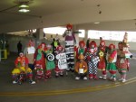 Nica & clown friends