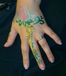 Bridal Hand Glitter Tattoo Bridal Hand Glitter Tattoo