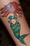 Mermaid Glitter Tattoo Mermaid Glitter Tattoo