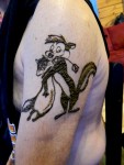 Free hand non traditional Henna as well
