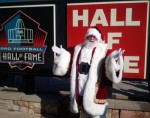 Santa Visiting the Hall of Fame