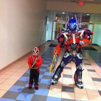 Optimus Prime Costume Character Rental - Children's Party Entertainment in Asheville, North Carolina