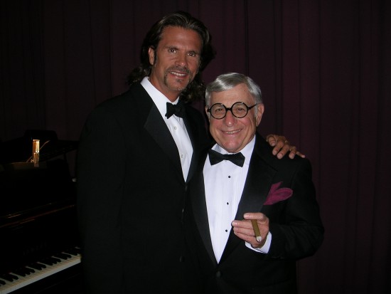 With Lorenzo Lamas