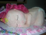 baby sculptured cake