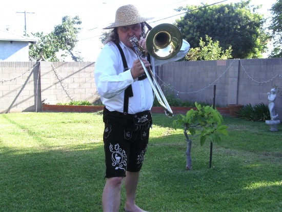 Igor with trombone