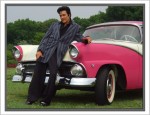 Ralph with his 1955 pink and white Crown Victoria