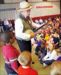 "Riverboat John" in School Gym Assembly