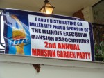 Garden Reception banner at Governors Mansion Garden Reception banner at Governors Mansion