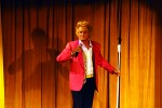 Danny D performing as Rod Stewart