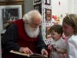 Santa meet a new friend