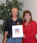 Debbie spoke at the Republician Club