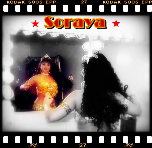 Soraya backstage at Trump Taj Mahal before bellydancing on the main Showroom stage of the Mark. G. Estess Arena to 6,000 Arabs in CONCERT