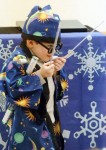 Volunteer dressed as Wizard
