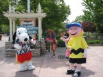 Snoopy & Charlie Brown sitting in with the band.