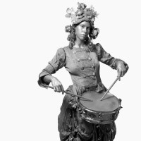 The Silver Drummer Girl