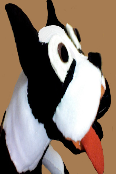 Boston Terrier Puppet