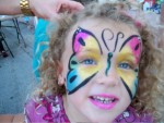 Butterfly face paint Butterfly face paint