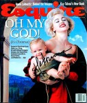 Chris America on Esquire Magazine cover signed by Madonna Chris America on Esquire Magazine cover signed by Madonna