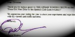 Letter signed by Oprah Letter signed by Oprah