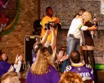 ...with Super Bowl Champ LeRoy Butler singing to Guest of Honor! ...with Super Bowl Champ LeRoy Butler singing to Guest of Honor!