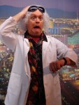 Bill as "Doc Brown." Bill as "Doc Brown."