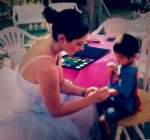 Ballerina painting. Ballerina painting.