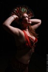 Zabel Belly Dance with Hand Fan