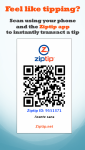 Sample of business card used to get tips