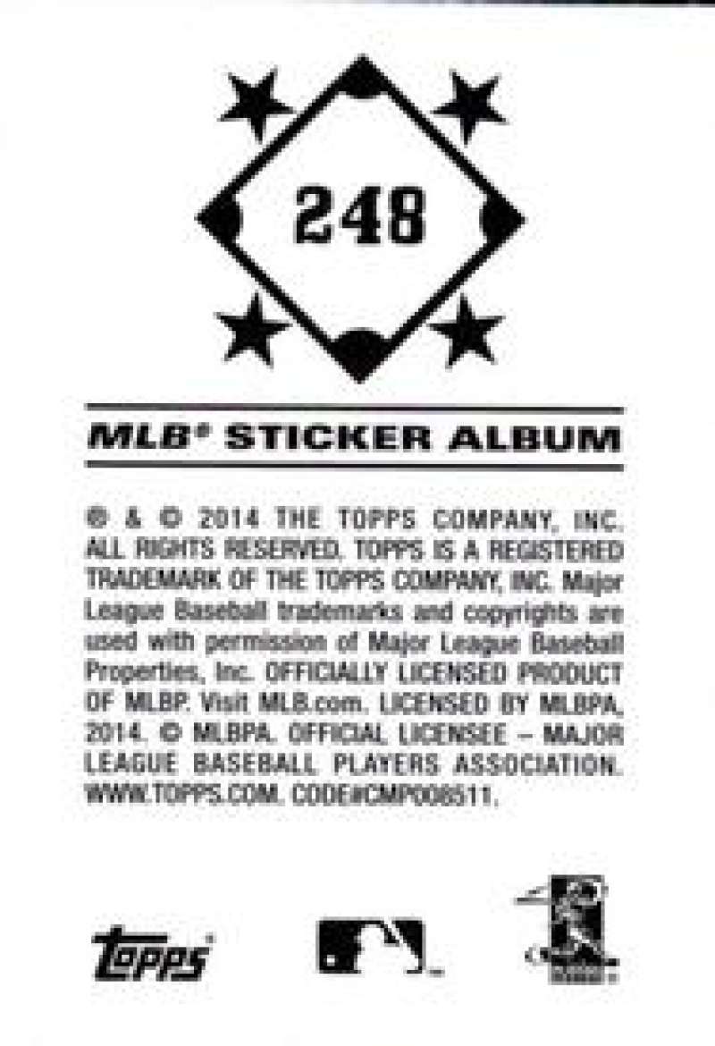 Pick Your Cards 2014 Topps MLB Baseball Sticker Collection (#201-315) - Picture 97 of 231