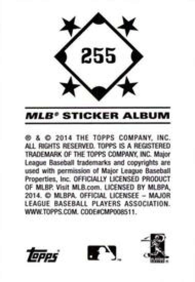 Pick Your Cards 2014 Topps MLB Baseball Sticker Collection (#201-315) - Picture 111 of 231