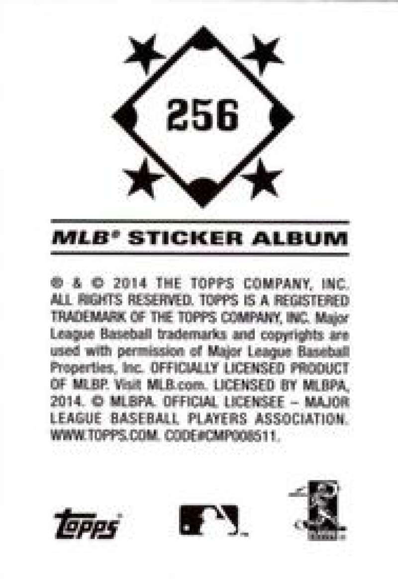 Pick Your Cards 2014 Topps MLB Baseball Sticker Collection (#201-315) - Picture 113 of 231