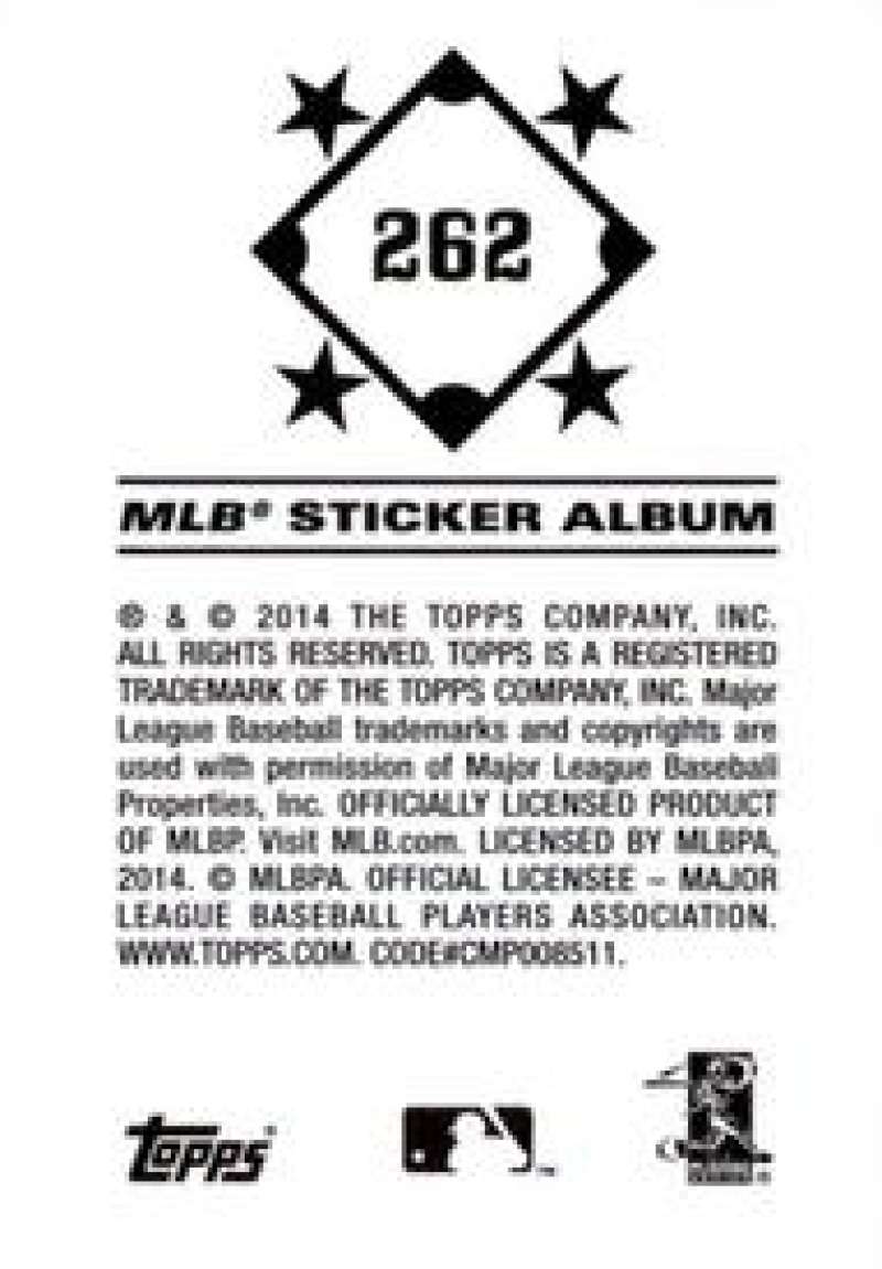 Pick Your Cards 2014 Topps MLB Baseball Sticker Collection (#201-315) - Picture 125 of 231