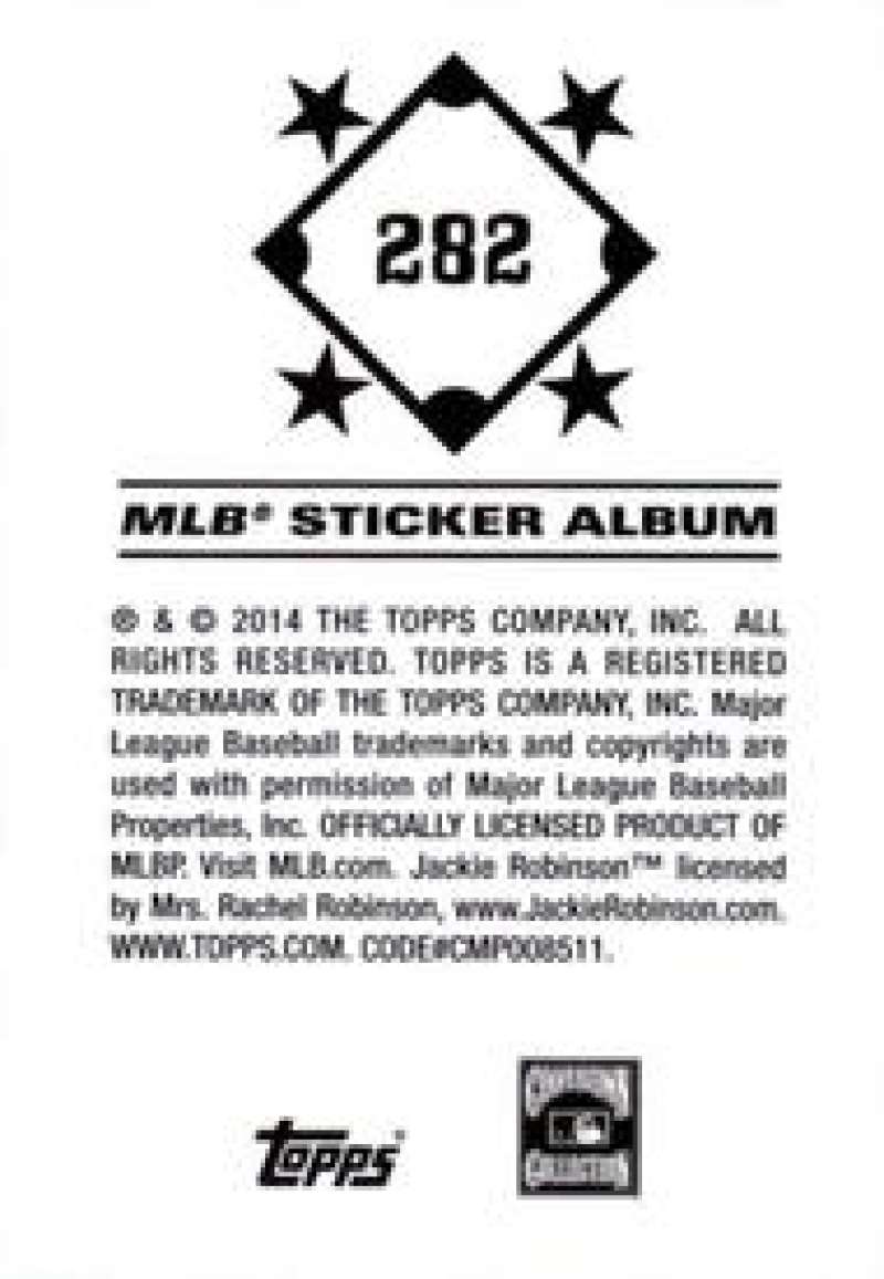 Pick Your Cards 2014 Topps MLB Baseball Sticker Collection (#201-315) - Picture 165 of 231