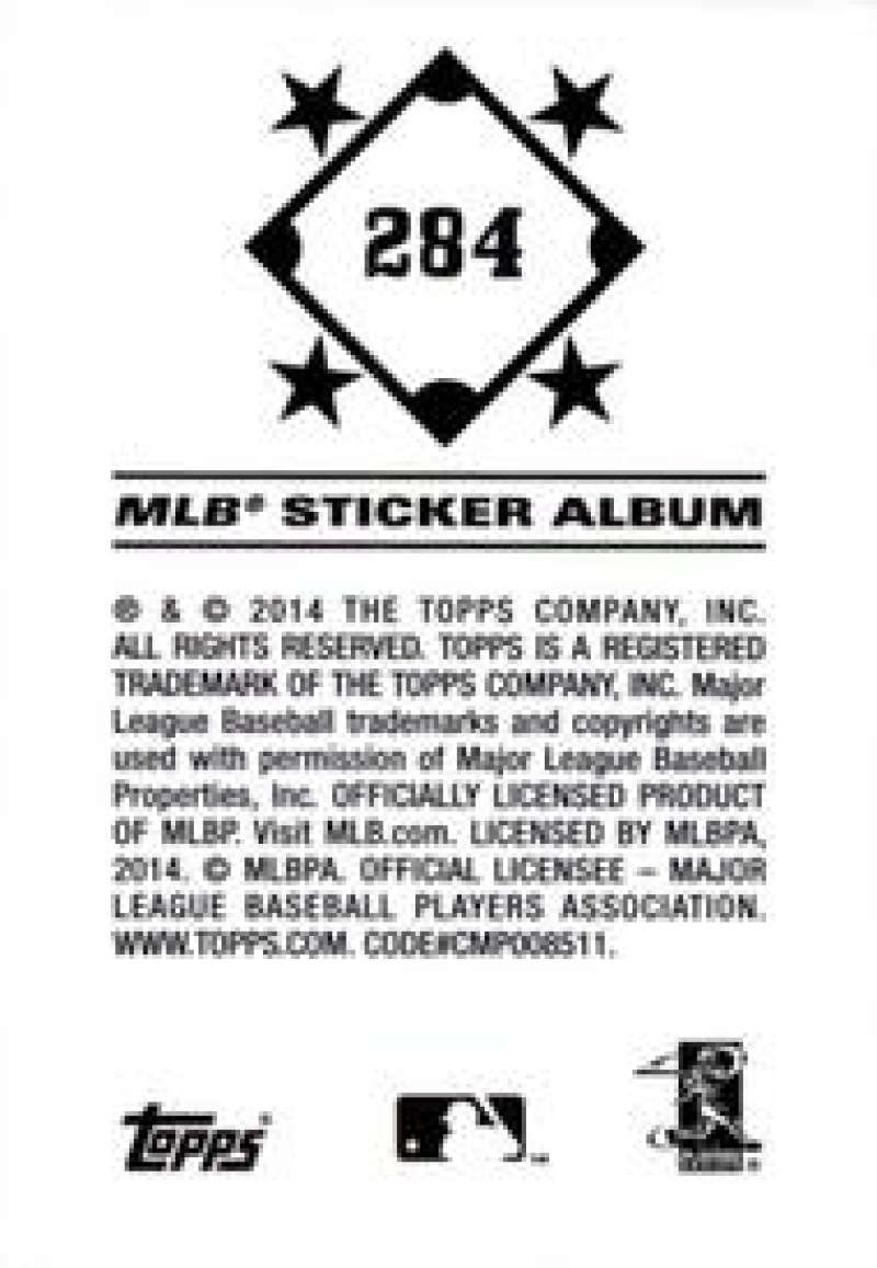 Pick Your Cards 2014 Topps MLB Baseball Sticker Collection (#201-315) - Picture 169 of 231