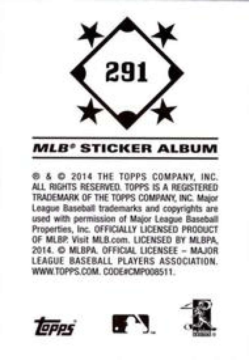 Pick Your Cards 2014 Topps MLB Baseball Sticker Collection (#201-315) - Picture 183 of 231