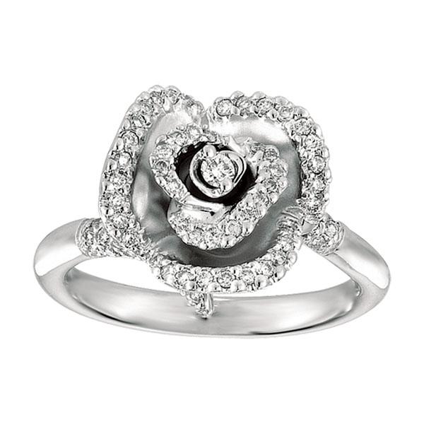 white gold diamond rose fashion ring a rose that never wilts 14k white ... white gold diamond rose fashion ring a rose that never wilts 14k white ...