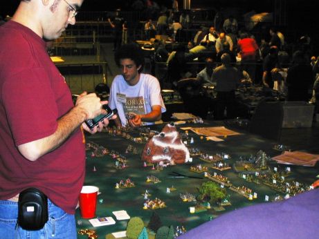 Christian rolls for the Empire of the Steppes while Andy Cowell calculates!