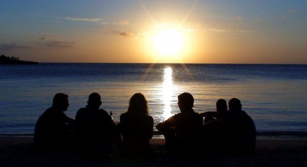 Sunset Beers Roatan