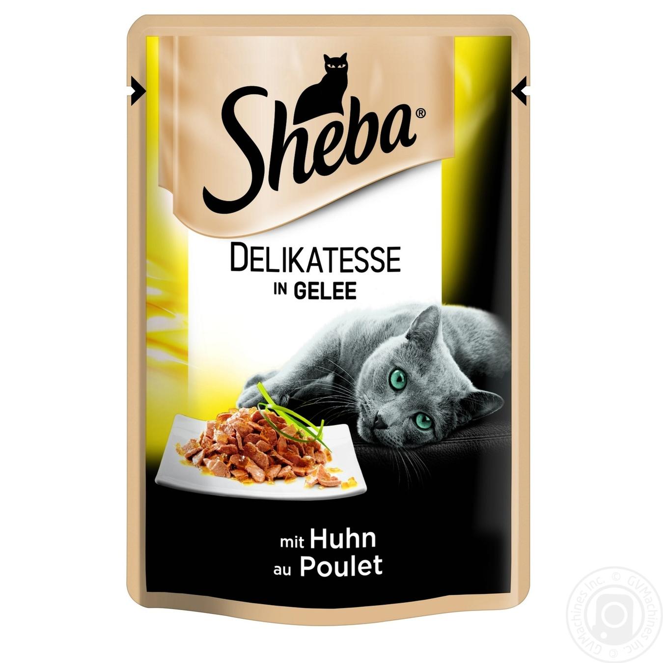 Корм Sheba для котів з куркою в желе 85г