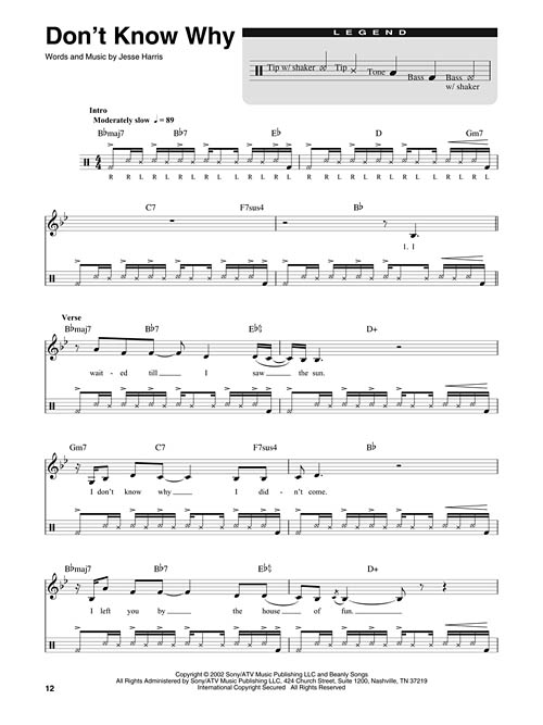 Popular HitsCajon Sheet Music by Ed Roscetti (SKU 00128727) Stanton