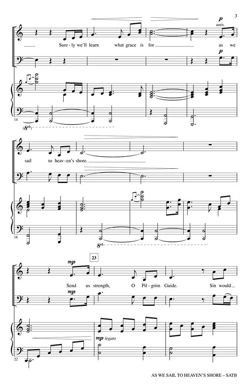 As We Sail To Heaven's Shore Sheet Music by Fettke/Grassi (SKU