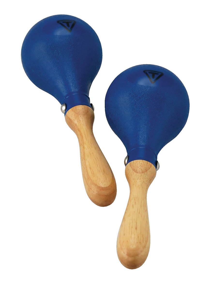 Blue Mini HighPitched Plastic Maracas TMPSBL
