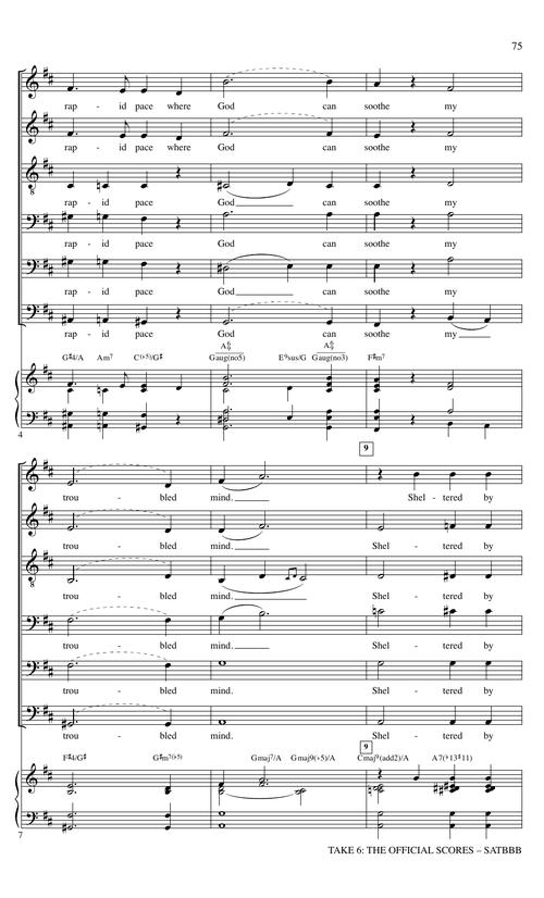 Take 6 The Official Scores Sheet Music Sku 00284855 Stanton S Sheet Music