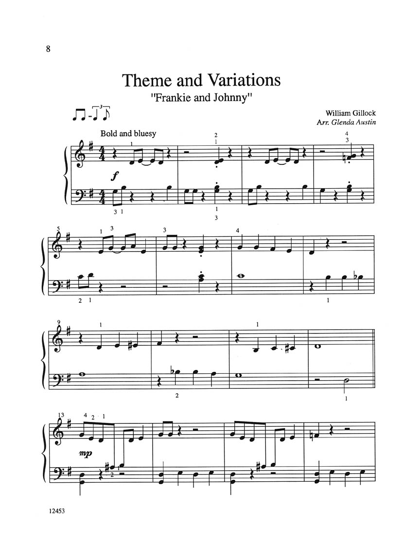 Simplified New Orleans Jazz Styles Sheet Music by Glenda Austin (SKU