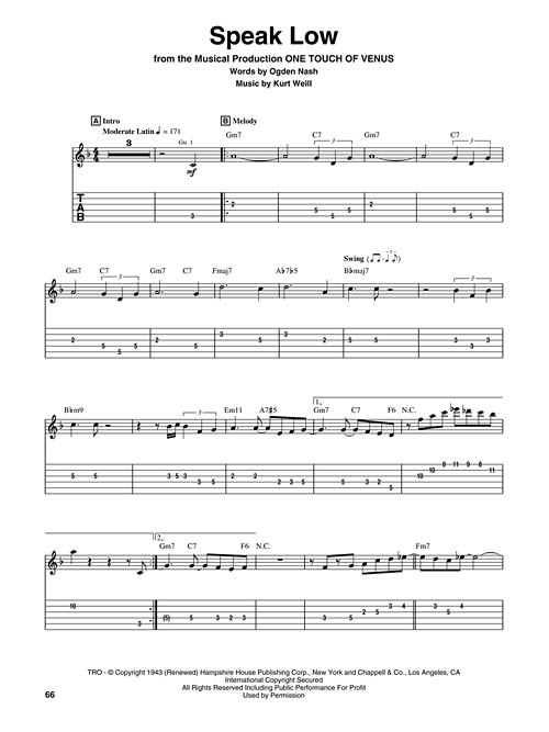 JAZZ GUITAR SONGS Hal Leonard Guitar Method na Freenote