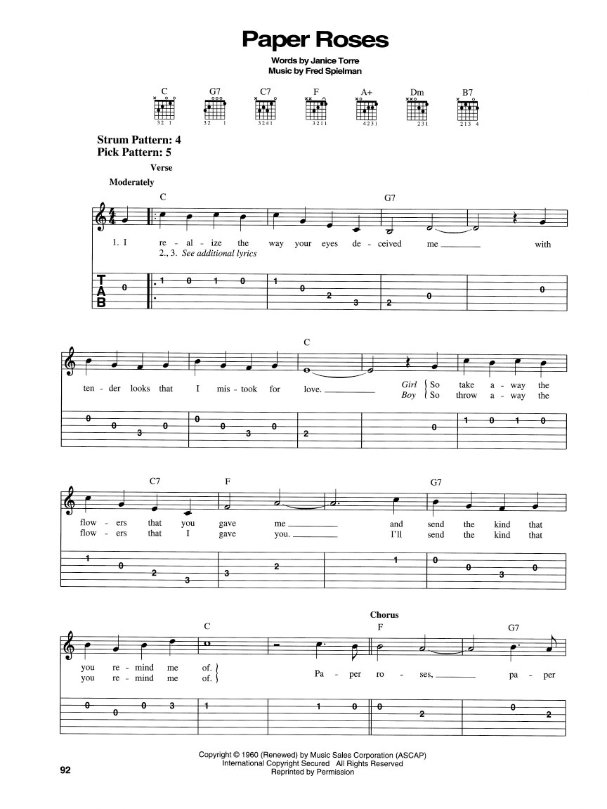 The Great American Country Songbook Sheet Music by Morrison/Russell