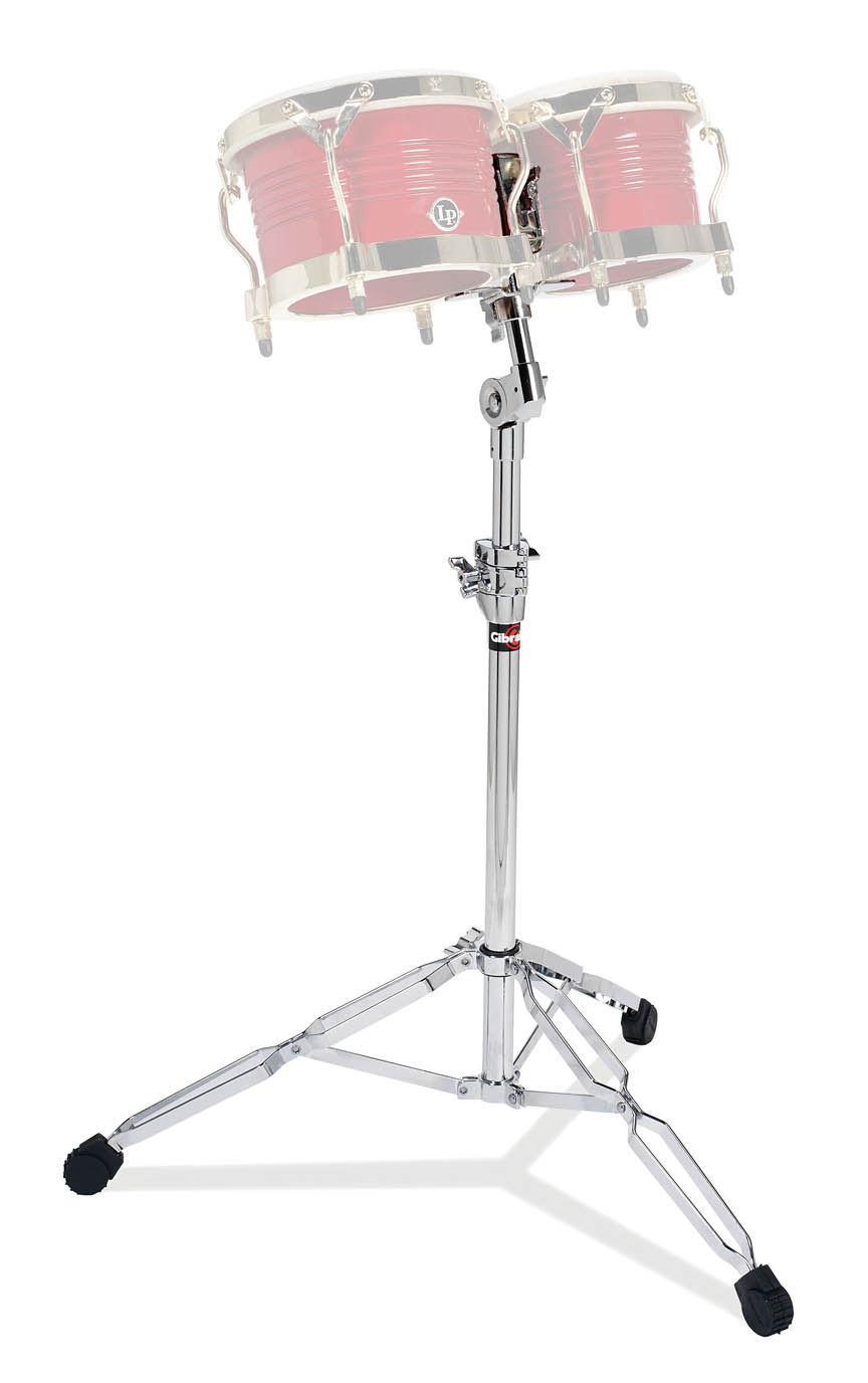 Gibraltar Heavy DoubleBraced Bongo Stand with Adjustable Clip Mount