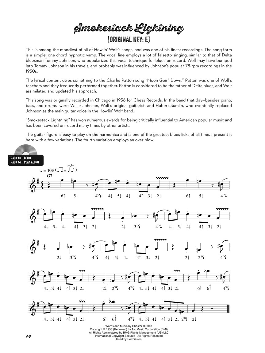 Classic Blues Riffs For Harmonica Sheet Music by Steve Cohen (SKU