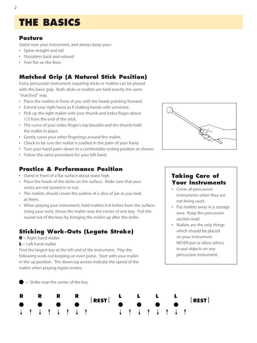 Essential Elements for Band Percussion/Keyboard Percussion Book 1