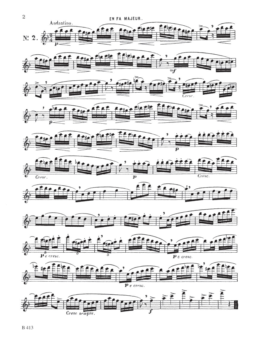 Melodious and Progressive Studies for Flute, Book 1 compiled and